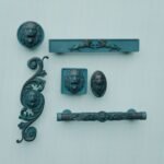 Comparaison des silhouettes — poignée de meuble Lion Rugissant Cuivre Azurite L — Holdon Paris