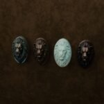 Comparaison des finitions — poignée de meuble Médaillon Florentin Lion Endormi Bronze L — Holdon Paris