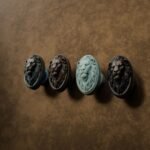 Comparaison des finitions — poignée de meuble Médaillon Florentin Lion Endormi Bronze M — Holdon Paris