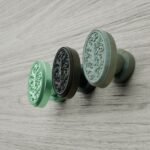 Florentine Medallion, Scrollwork, S, Light Emerald, color comparison