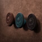 Comparaison des finitions — poignée de meuble Médaillon Florentin Soleil Royal Cuivre M — Holdon Paris