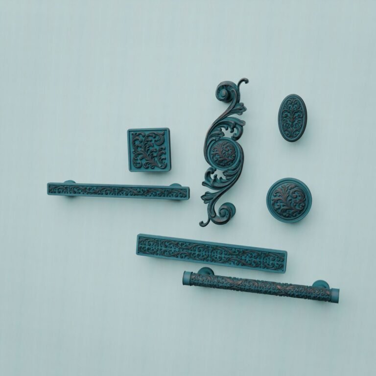 Classica Arabesque, Scrollwork, L, Azurite Copper, silhouette comparison