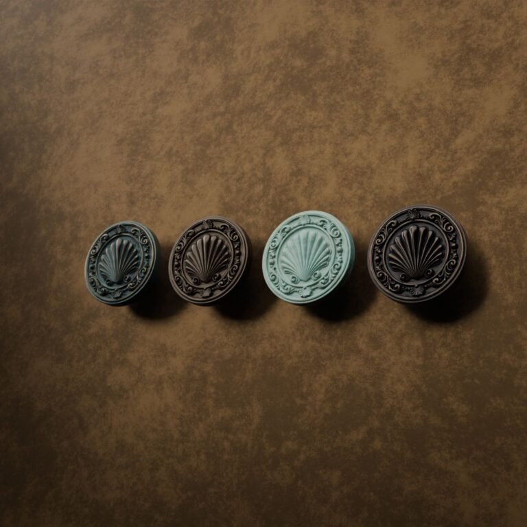 Redondo Classica, Concha, L, Bronce Mate, comparación de acabados