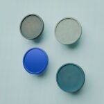Comparaison couleur Bleu : poignée de meuble Rond Classica Essentiel L en résine biosourcée, bronze et cuivre (Holdon Paris)
