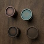 Comparaison couleur Marron : poignée de meuble Rond Classica Essentiel S en bronze et cuivre (Holdon Paris)