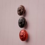 Comparaison couleur Rouge : poignée de meuble Rond Classica Lion Rugissant L en résine biosourcée et cuivre (Holdon Paris)