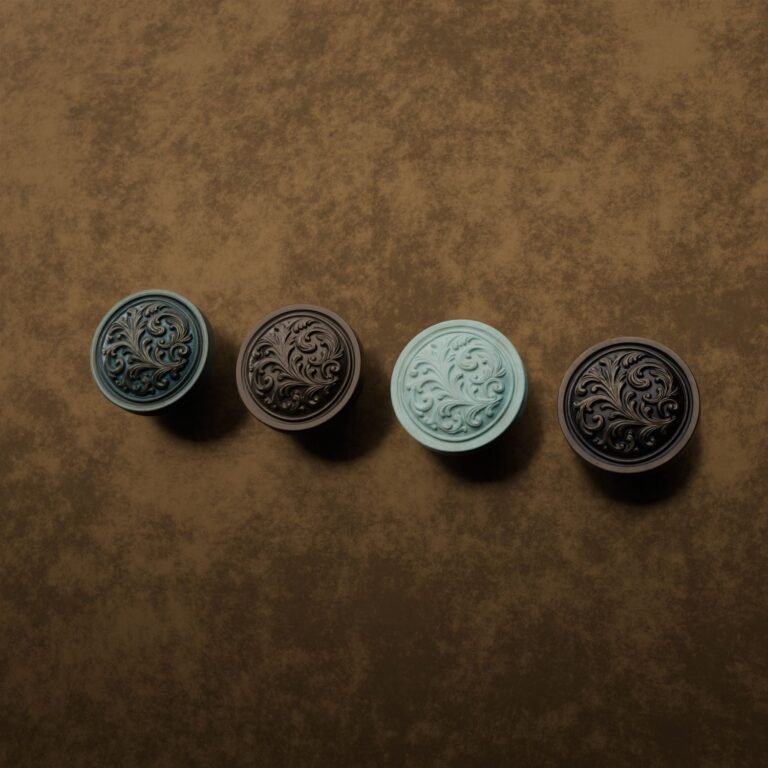Classica Rund, Rankenwerk, M, Bronze Matt, Oberflächenvergleich
