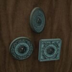 Comparaison des silhouettes — poignée de meuble Soleil Royal Bronze Vert-de-gris L — Holdon Paris