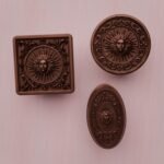 Comparaison des silhouettes — poignée de meuble Soleil Royal Cuivre Satiné M — Holdon Paris