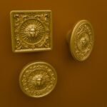 Comparaison des silhouettes — poignée de meuble Soleil Royal Golden Sun M — Holdon Paris
