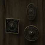 Comparaison des silhouettes — poignée de meuble Soleil Royal Laiton Ancien M — Holdon Paris