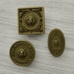 Comparaison des silhouettes — poignée de meuble Soleil Royal Laiton Satiné L — Holdon Paris