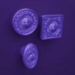 Comparaison des silhouettes — poignée de meuble Soleil Royal Lilas Sombre M — Holdon Paris