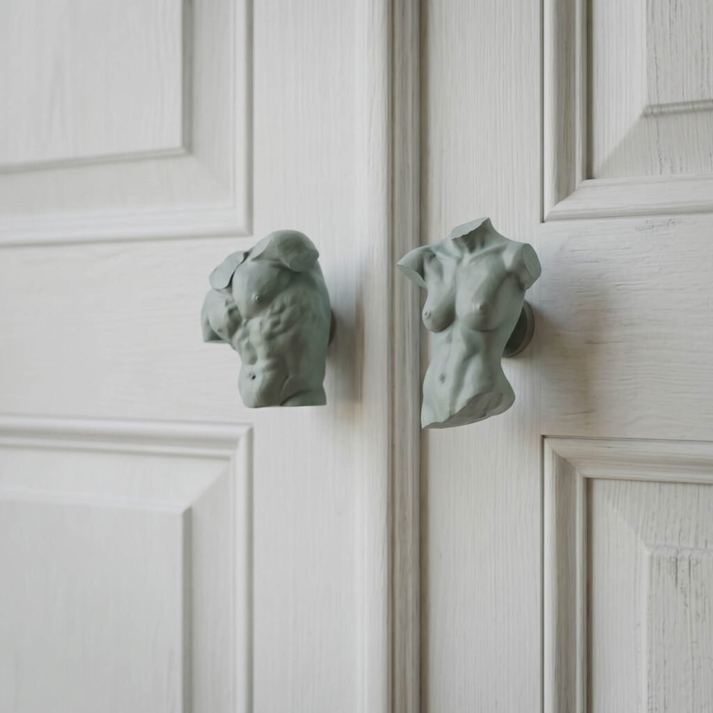 Florentiner Torso und Venezianischer Torso in Bronze Versunken